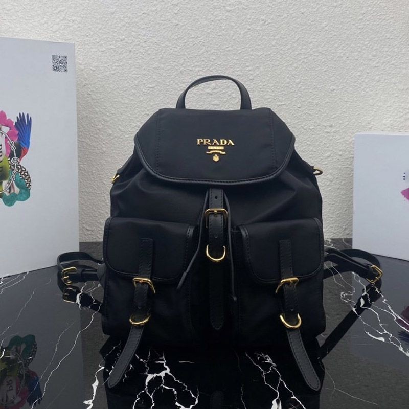 Popular classic Prada backpack replica nylon /VELA NERO pui01359 Popular classic Prada backpack replica nylon /VELA NERO pui01359