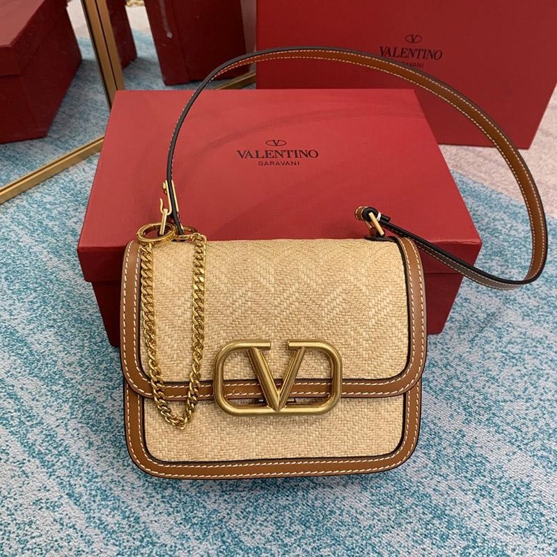 Rare color Valentino shoulder bag copy VEE leather crossbody bag Vug58025