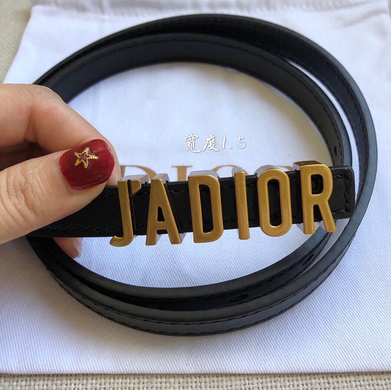 [Not available in Japan] Dior Belt Replica d-fence 15mm Calfskin deo61481