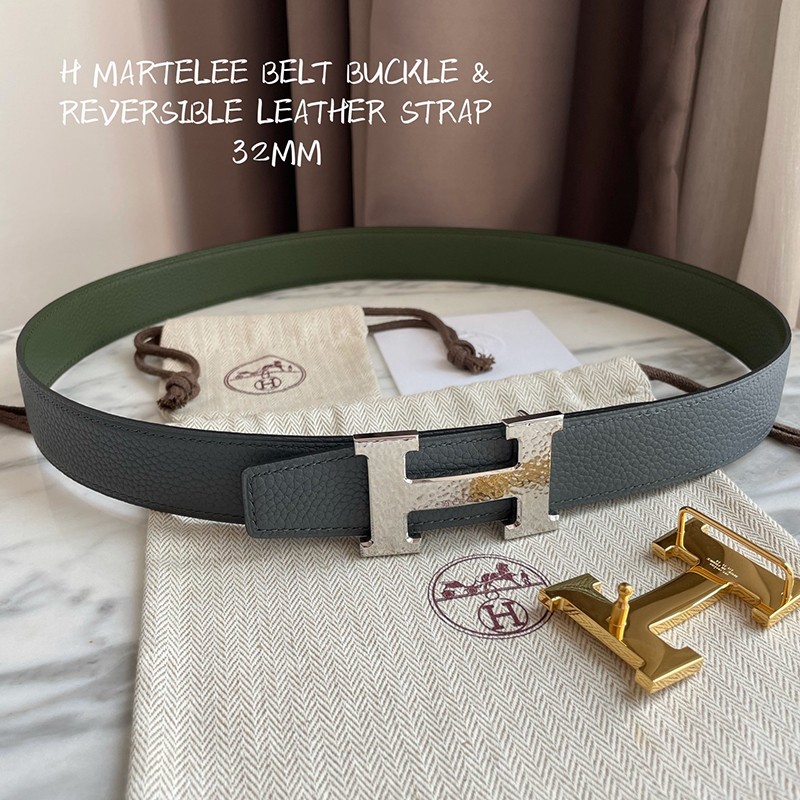Cute Hermes belt copy ☆ Belt buckle H O Carre reversible belt 32mm ery83554
