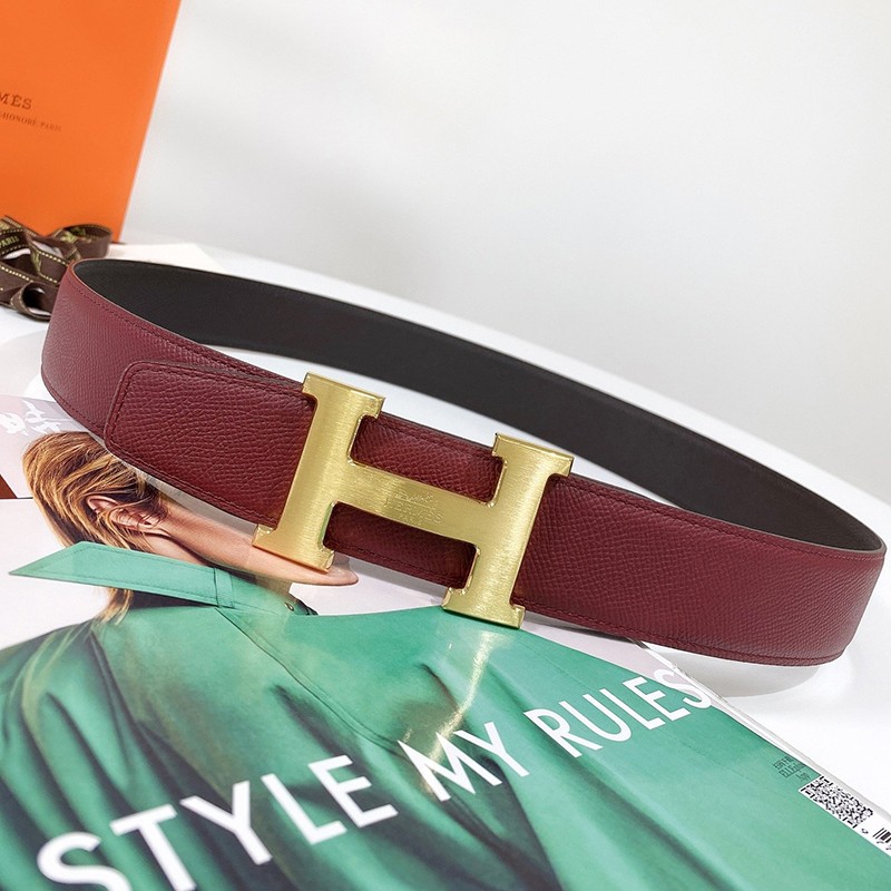 Free shipping Hermes H belt copy ☆ Belt buckle Mini Constance reversible belt 38mm erp49435
