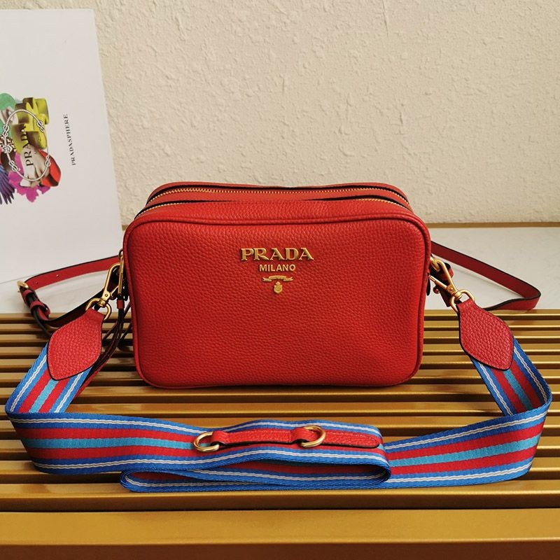 Super hot! New color, perfect as a gift? Prada double zip fake shoulder bag 1BH082 1BH082