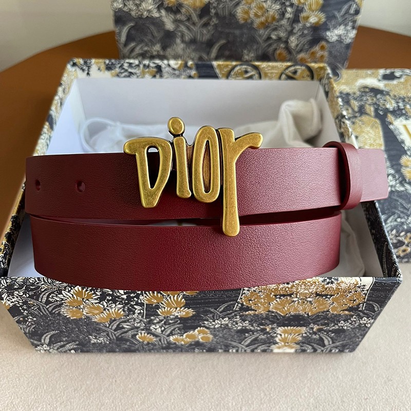 [Not available in Japan] Dior Belt Replica 25mm Calfskin deu72856
