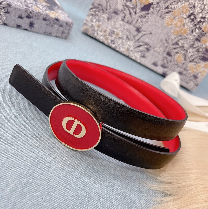 Extremely rare! Dior belt copy ★ TEDDY-D 20mm calfskin dey43206