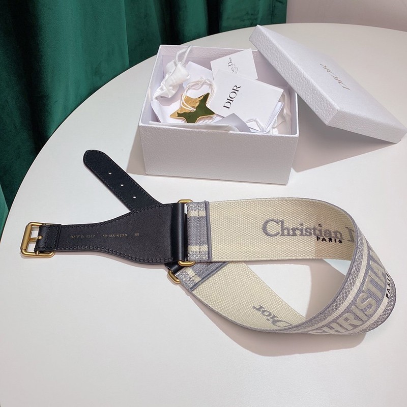 Domestic shipping CHRISTIAN Dior replica canvas belt 65mm B0003CBTE_M932