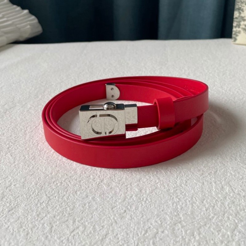 [Not available in Japan] ★ Dior Belt Replica ★ Women's 17mm Leather Belt def34763