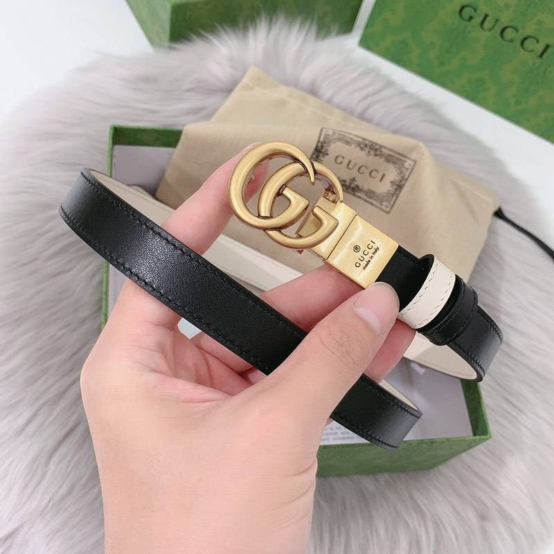 New Autumn/Winter Collection Popular Gucci Women's GG Belt Replica 2.0 cm Width guu78117