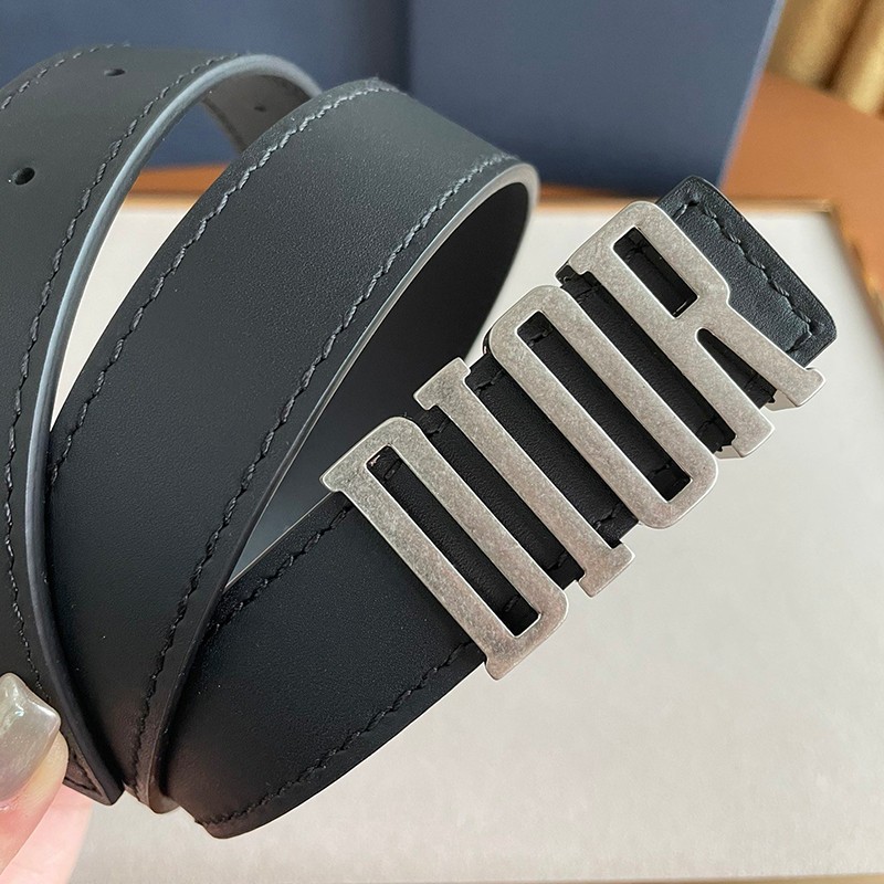 ☆Super popular☆ Dior belt copy d-fence 30mm calfskin deh50404