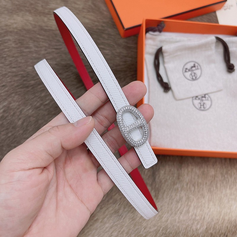 Very popular! Hermes H-belt copy ☆ Reversible leather belt Chaine d'Ancre 13 mm ert78912