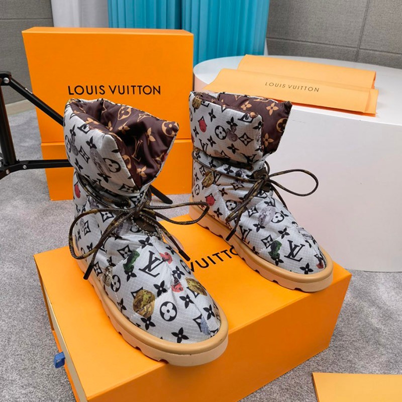 Very popular all over the world? Louis Vuitton Snowdrop Line Fake Ankle Boots vui81910