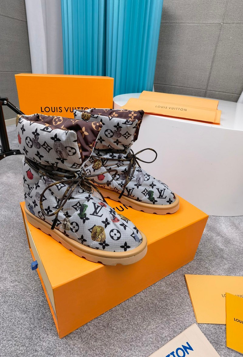 Very popular all over the world? Louis Vuitton Snowdrop Line Fake Ankle Boots vui81910
