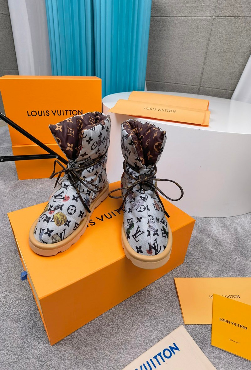 Very popular all over the world? Louis Vuitton Snowdrop Line Fake Ankle Boots vui81910