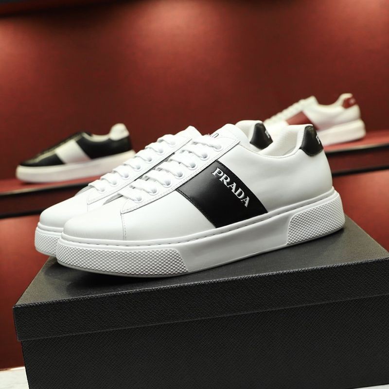 New Fall/Winter Prada Replica Men's Leather Sneakers pua05487