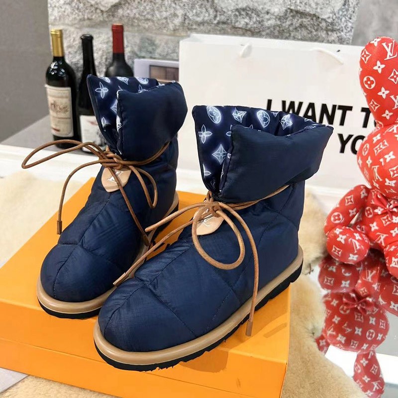 Rare color Louis Vuitton pillow line fake ankle boots vuj32942