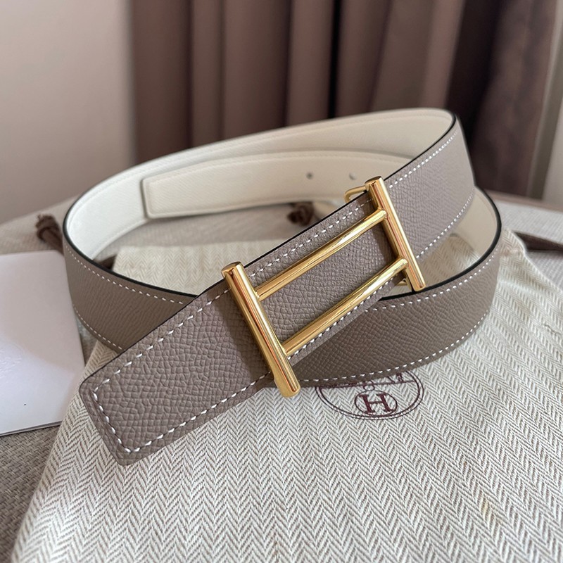 ☆Super popular☆【Hermes belt replica】Rider reversible leather belt 32 mm eru69793