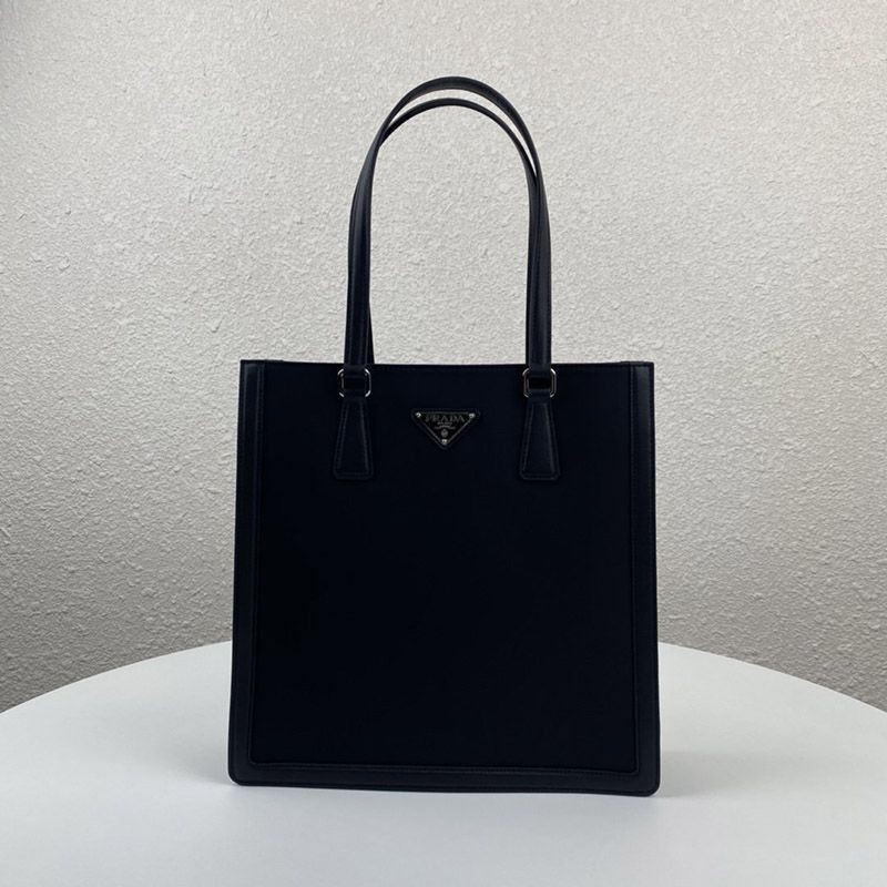 Extremely rare! Prada nylon replica & leather shopping bag new release 1BG363