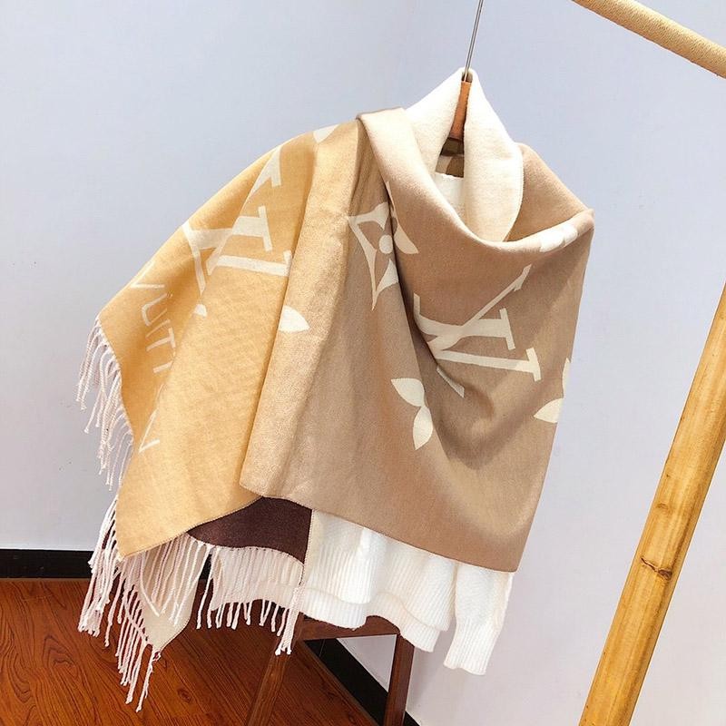 Popular! [Louis Vuitton] Echarpe Logomania Scarf vuu67478