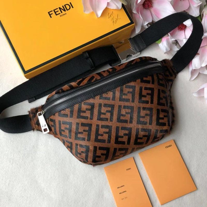 Love at first sight? Fendi Monogram Belt Bag Replica feq82147