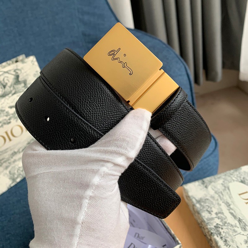 New Dior Belt Sale Replica CD ICON Plate Belt Buckle 35mm Brass deo89210