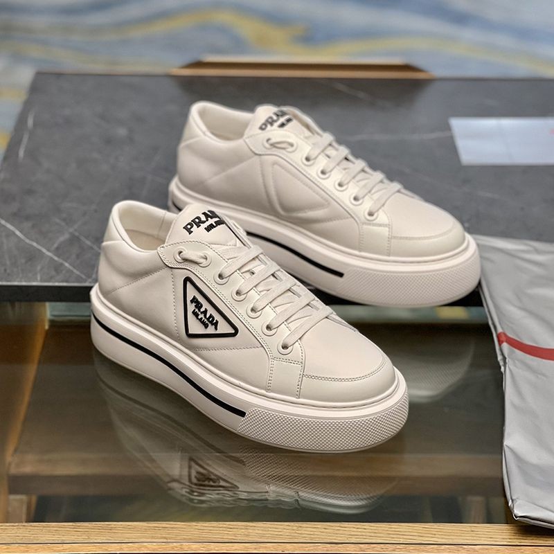 ★Popular in Japan! Replica Prada leather sneakers pux23495