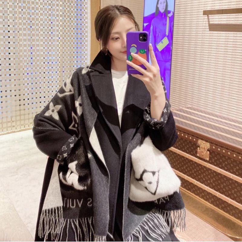 ☆Super popular☆Cute {Louis Vuitton} Echarpe Cold Reykjavik Replica Scarf M74353