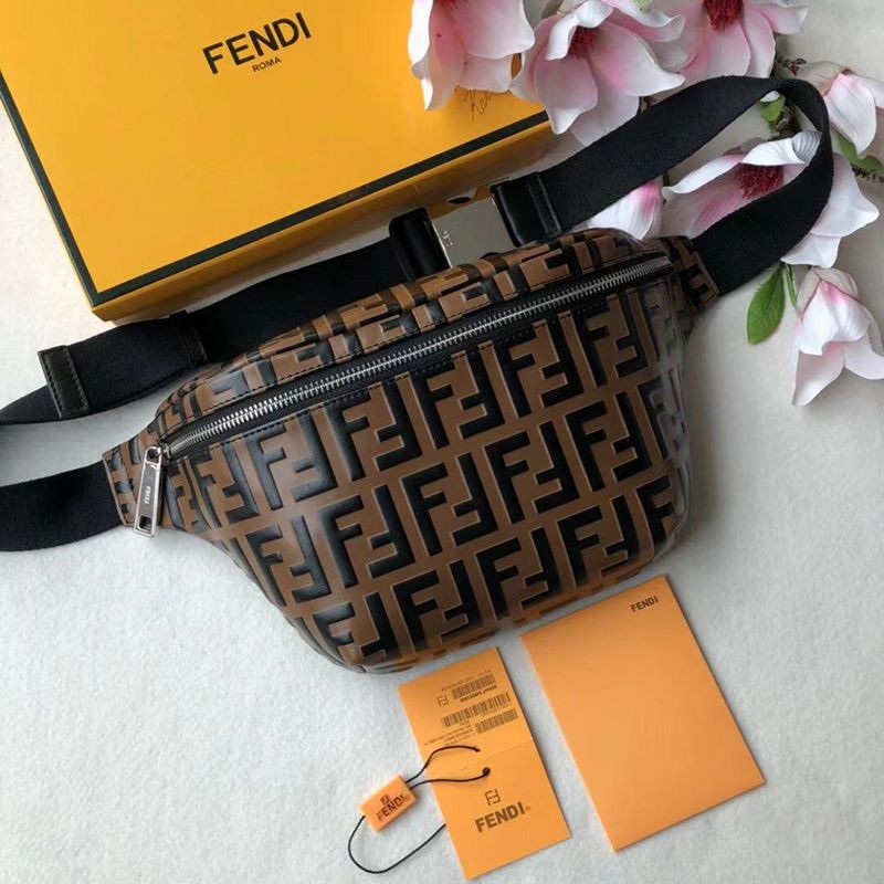 ☆Super popular☆Fendi Monogram Belt Bag Replica fel24519