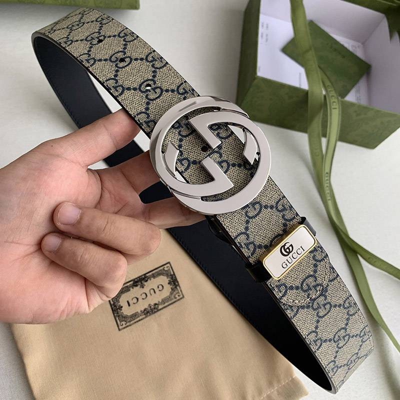 Love at first sight? Gucci belt ★GG Supreme GG buckle belt 3.8cm width guz03343