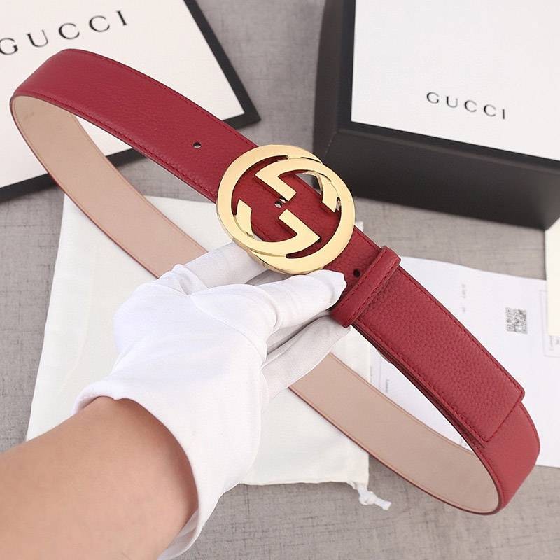 Gucci Belt Replica Double G Buckle Imprime 4cm Width guc42166
