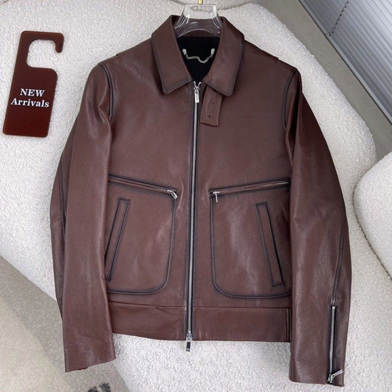 Love at first sight? Berluti Patine Leather Blouson Replica bej94322