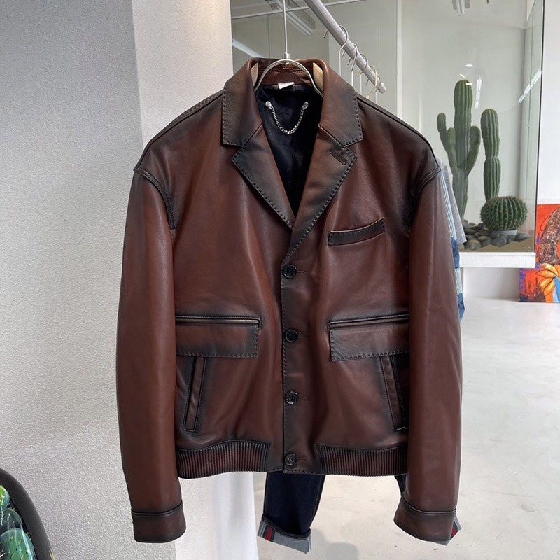 New for Spring: Berluti Patine Leather Blouson beq37053
