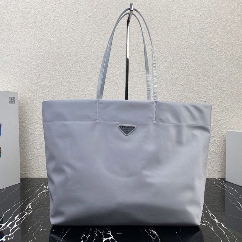 New Spring Items [Prada] Re Nylon Saffiano Leather Tote Bag Replica put47663