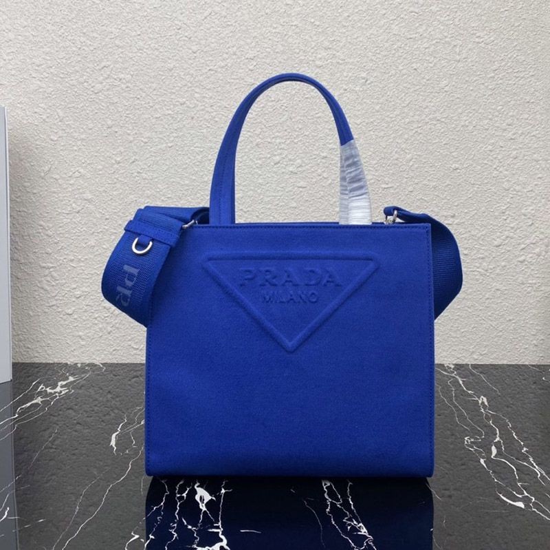 Not available in Japan 21AW Prada Tote Bag Canvas Replica 1BG382 puv06354