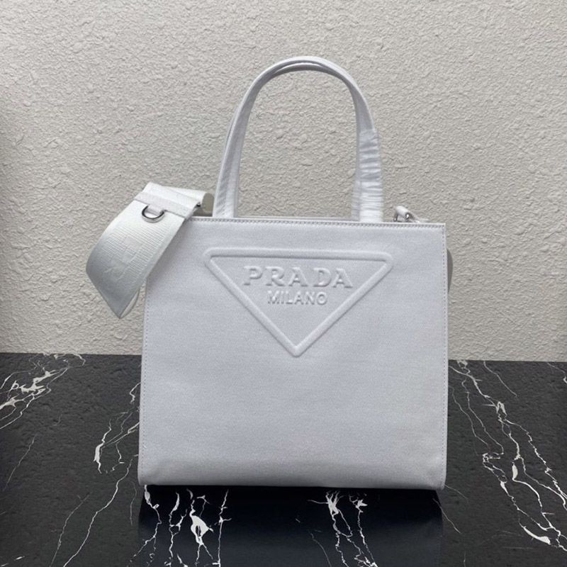 21AW Prada Tote Bag Fake Canvas 1BG382