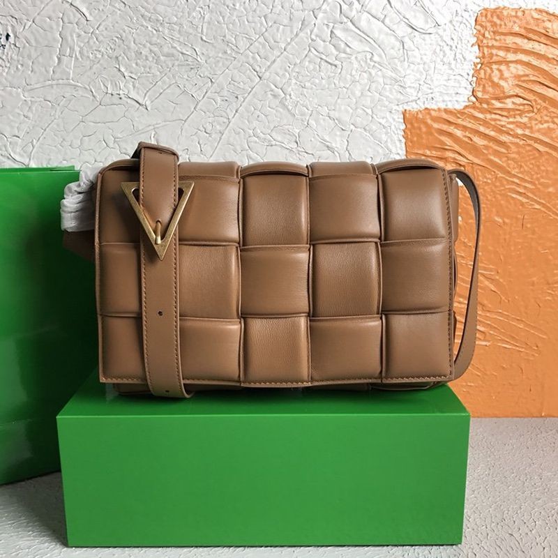 Cute Bottega Veneta Padded Cassette Replica Shoulder Bag Caramel 591970VCQR19850