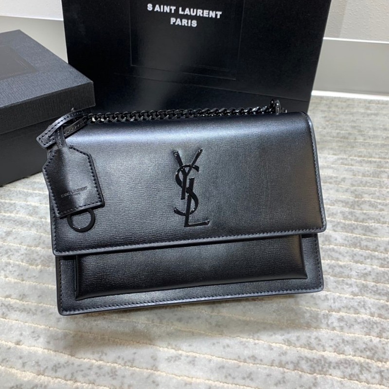 21AW New Saint Laurent Shoulder Bag Copy Sunset Medium Bag Crocodile Embossed 442906DND0J9207