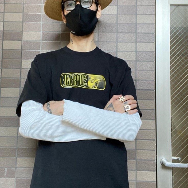 Rare color Supreme replica logo small box logo t-shirt Shk19139