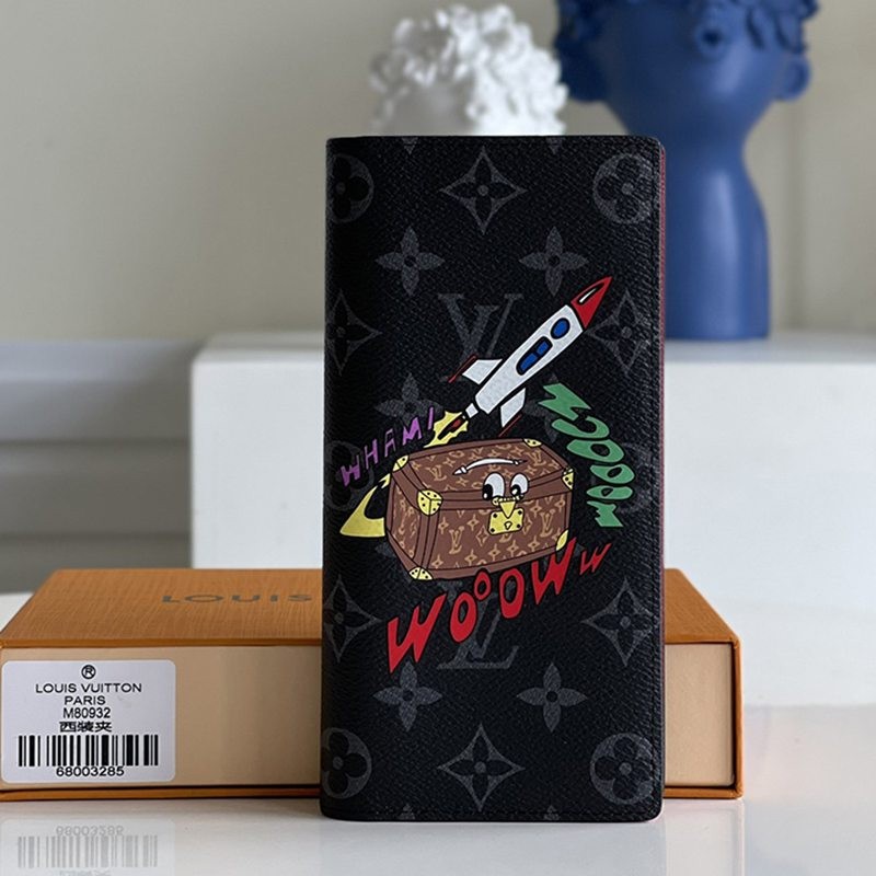 The rising popularity of Louis Vuitton 21AW Monogram Eclipse Portefeuille Brother Replica M80931