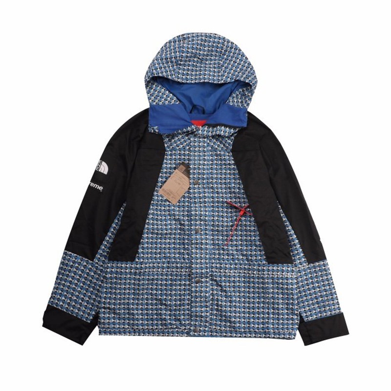 Eye-catching color Supreme North Face fake fleece jacket Shc84136