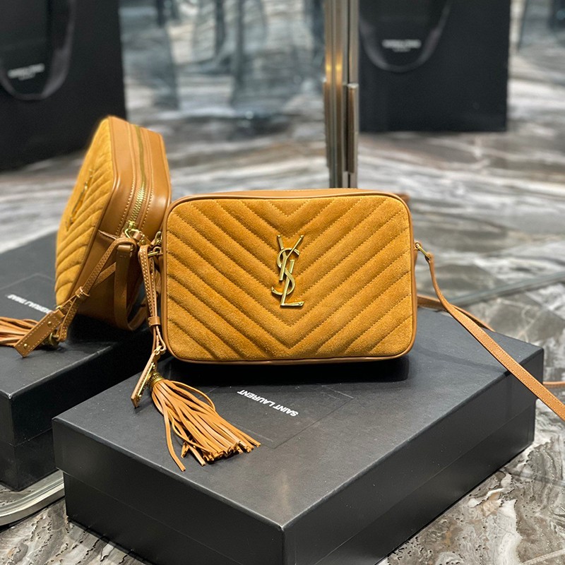 Very popular! Saint Laurent shoulder bag copy ☆ Lou quilted leather camera bag Sac32444
