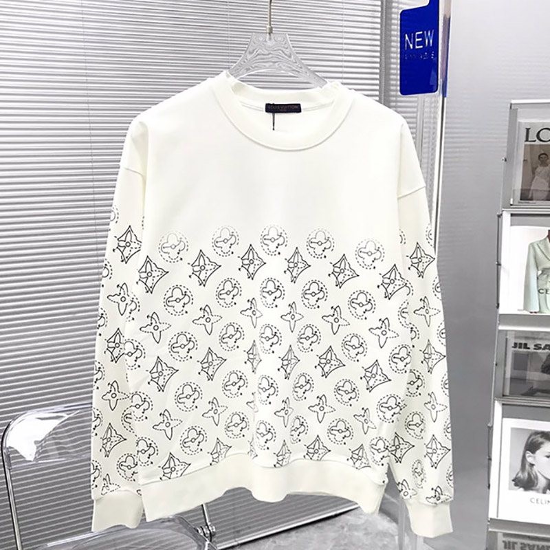 Extremely rare! Louis Vuitton Mixed Monogram Sweatshirt vuq05238