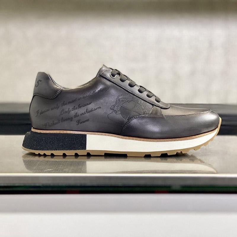 21SS New Berluti Playtime Scritto Leather Sneakers bel58740 21SS New Berluti Playtime Scritto Leather Sneakers bel58740