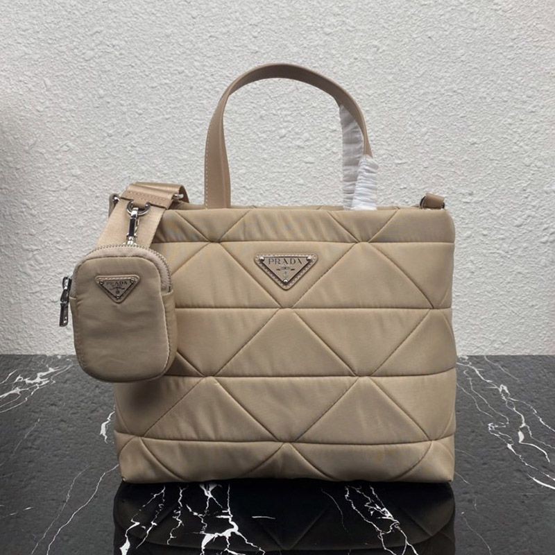 Very popular [Prada] System nappa leather patchwork tote bag pub51979