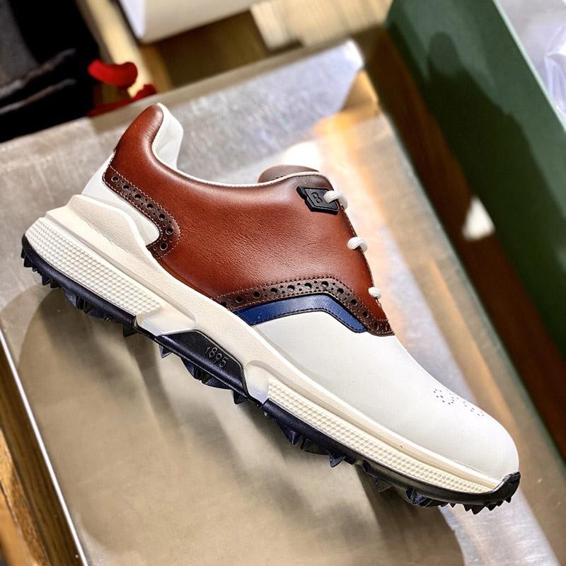 Battle for [Berluti Sneaker Replica] Swing Leather Golf Shoes bee55581