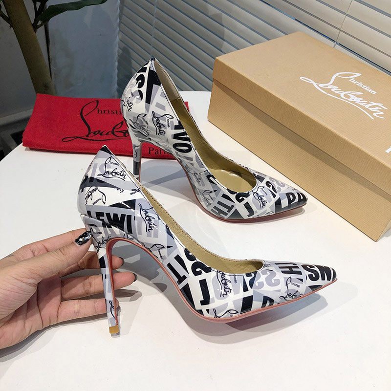 Super Hot Topic! Christian Louboutin Domestic Release Tivoli Print Pumps Rux98832