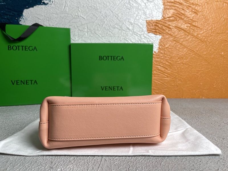 No customs duties Bottega Veneta Point Replica Top Handle Small Bag ★ Flamingo Pink boh81584