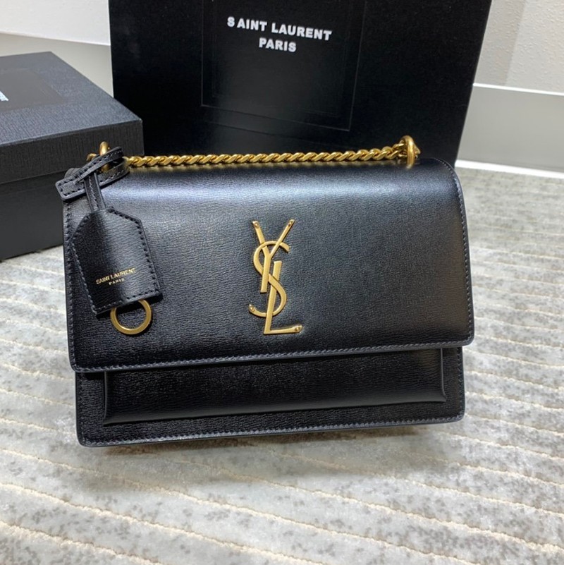 Sure to sell out Saint Laurent shoulder bag copy Sunset Medium bag crocodile embossed Sad89351