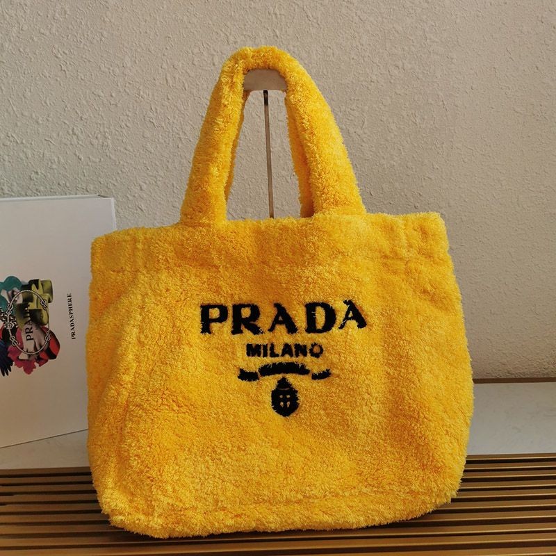 Sale New 21AW [Prada] Terry Tote Bag Replica puq11960