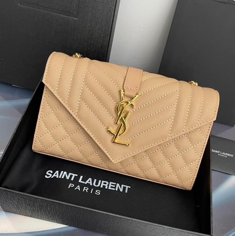 Not available in Japan Saint Laurent Envelope replica small bag Matelasse shoulder bag 600195