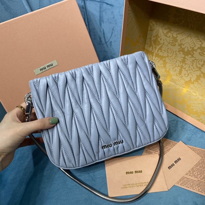 No. 1 in cumulative sales! Miu Miu replica matelasse nappa leather bag mye24351
