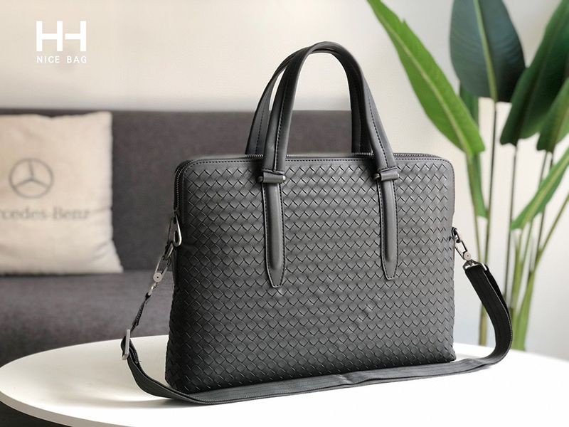 No customs duties Bottega Veneta 2WAY Intrecciato leather briefcase fake bou27443